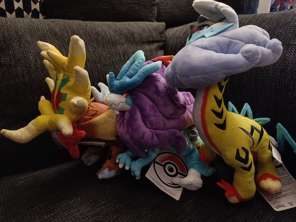 Chiko_Charm's tweet image. Another Meccha Japan order ✨ 
#GougingFire #RagingBolt #WalkingWake #Popplio #Wailmer #Finizen #Pokemon #PokemonCenter #PokemonPlush