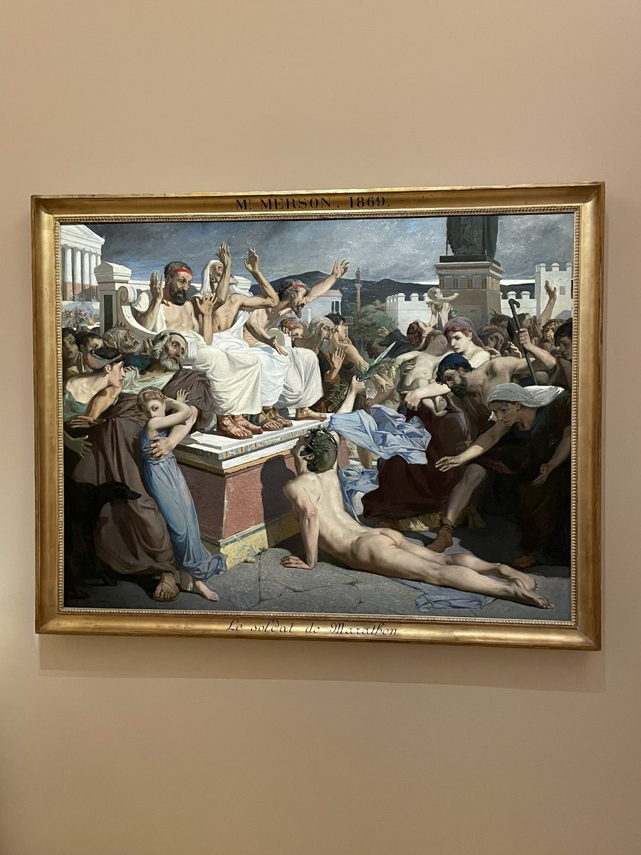 MattRothmann's tweet photo. During my study abroad in Paris, I went to the Louvre Museum. As clearly show, I was very happy to get to the front to see the Mona Lisa.
@UFJSchool https://t.co/MyPK92vt1w