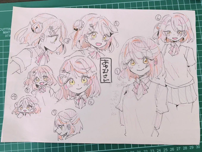 アニメ見ながら黙々とらくがき 
