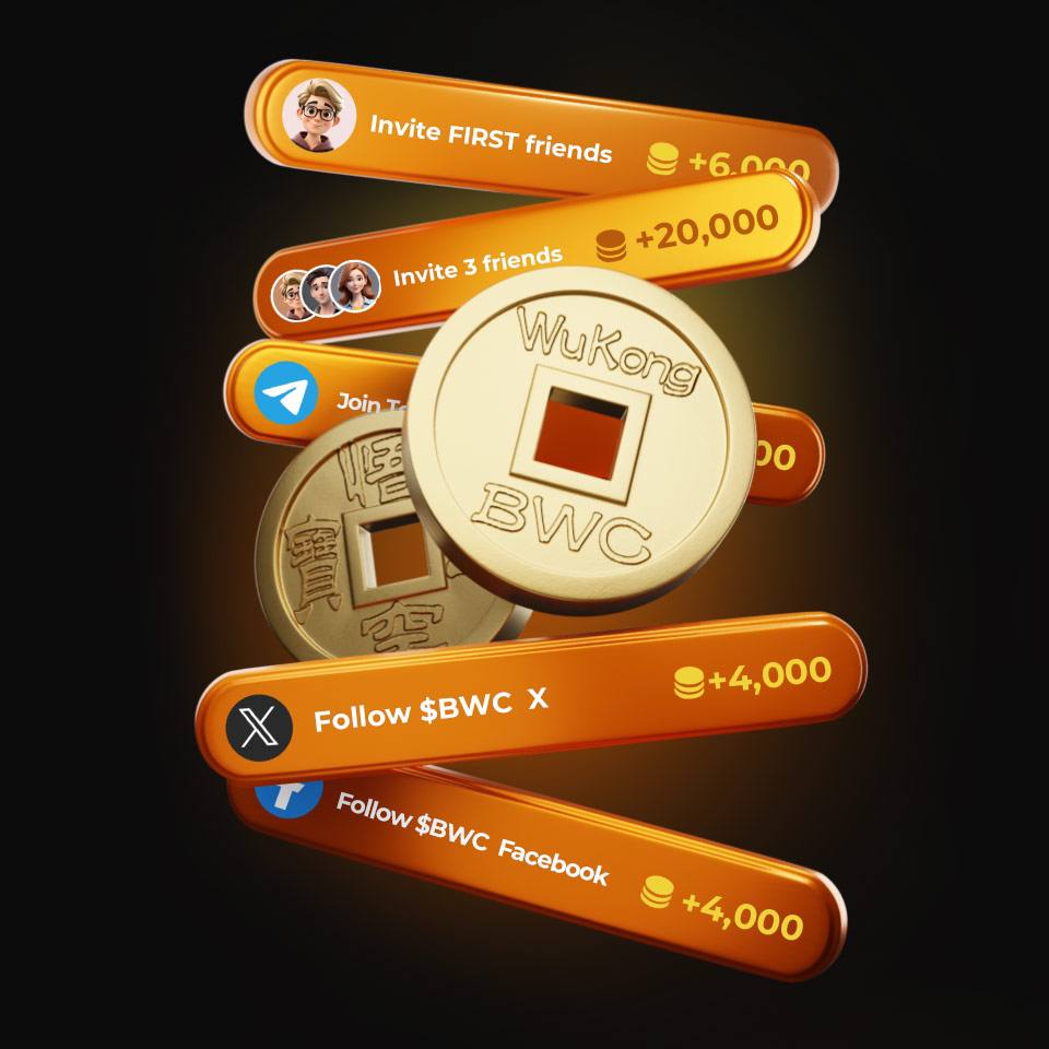 BlackWukongBWC's tweet photo. 🎉 The Task System is coming soon!
Want to easily collect more $BWC? 💰
Complete our tasks and earn up to 38,000 $BWC! 🚀
Stay tuned for updates! 👀
Let more people know about Black Myth: Wukong
Tell your friends and make sure they don’t miss out on this opportunity! 🌟
https://t.co/98sfqYz7bM

#BlackMythWukong #bwc #Miniapp #Airdrops
