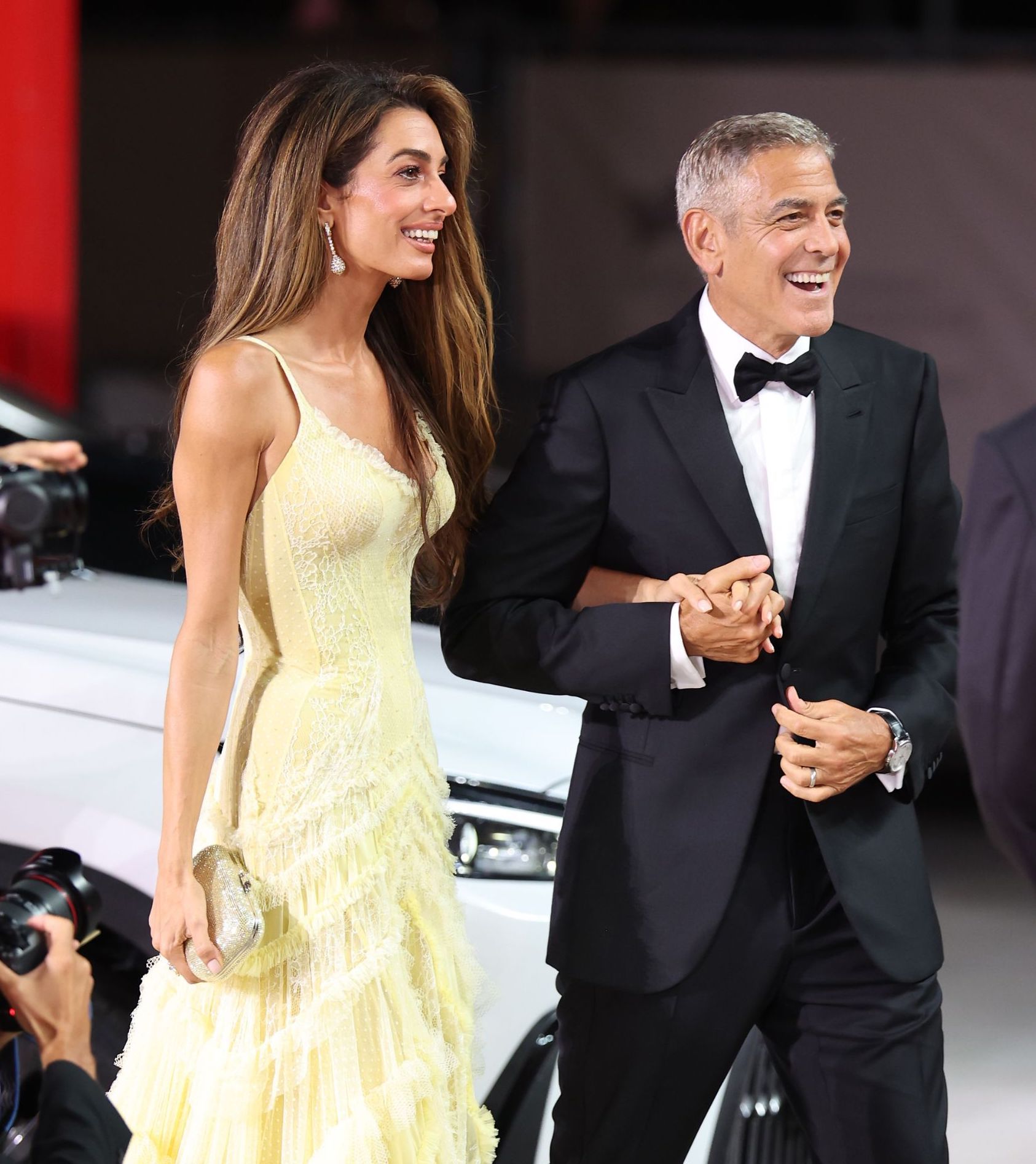 Amal clooney yellow dress 2025