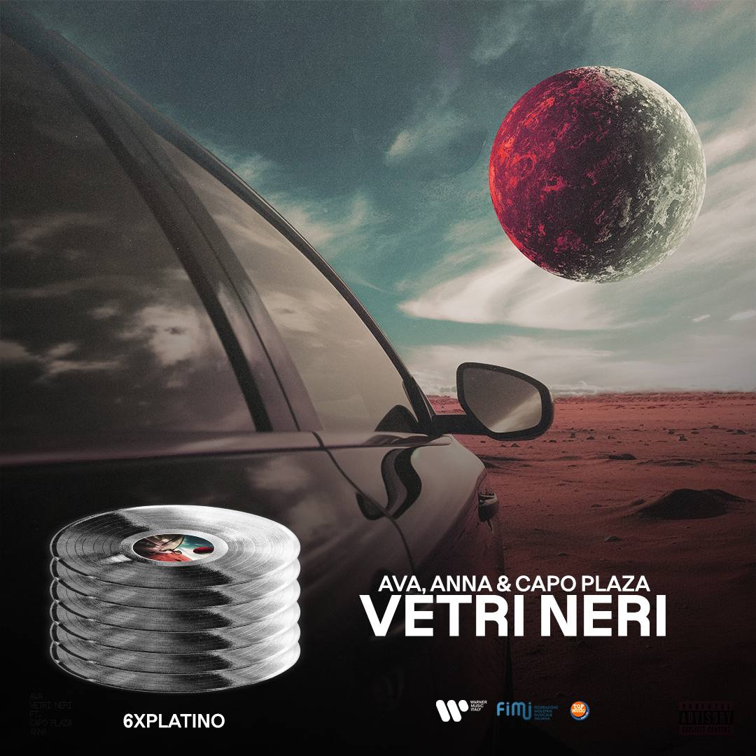 It’s #FimiAwards Time⚡ 

"Vetri neri" di Ava, Anna &amp; Capo Plaza raggiunge il 6° DISCO DI PLATINO💿💿💿💿💿💿

Congratulazioni
<a href="/FIMI_IT/">FIMI</a>👏🏼