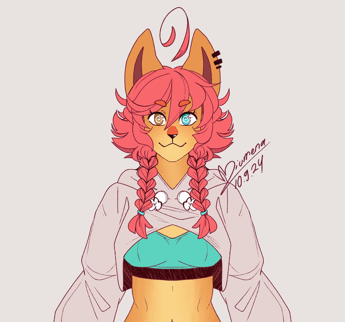 Miumena_'s tweet photo. Making good progress with #vtuber model ✨️✨️
Tho the drawing part is the easiest. I'm scared to rig this https://t.co/k5q4VypvAc