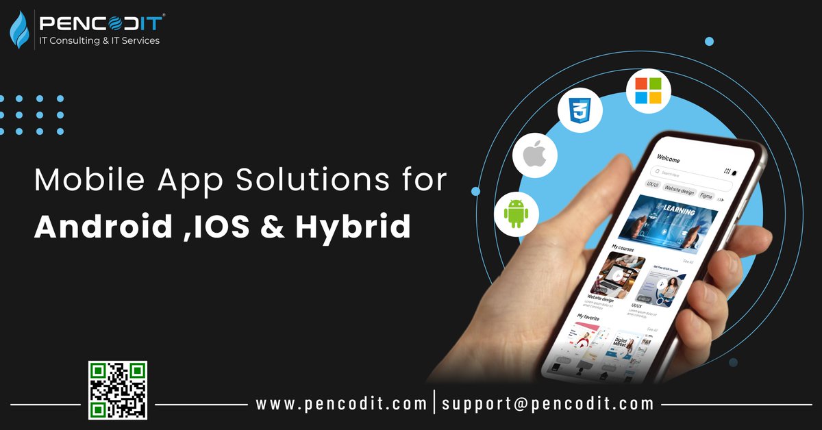 supportpen12323's tweet image. Tailored Mobile App Solutions for Android, iOS, and Hybrid—Built for Your Success #CustomApps #MobileInnovation #CrossPlatformSolutions #pencodit #pencoditconsultingservice #itconsultingservice #itservices #itconsultation #itsolution #softwareservice