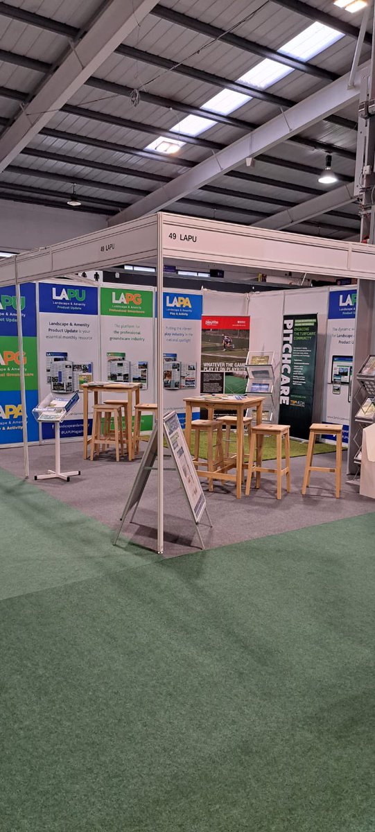 Team <a href="/LAPUMagazine/">Landscape & Amenity</a> are excited for the first day of <a href="/GroundsFest/">Grounds Fest</a> 2024!! Pop by stand 49 in hall 1 to get your free copy of #lapu September