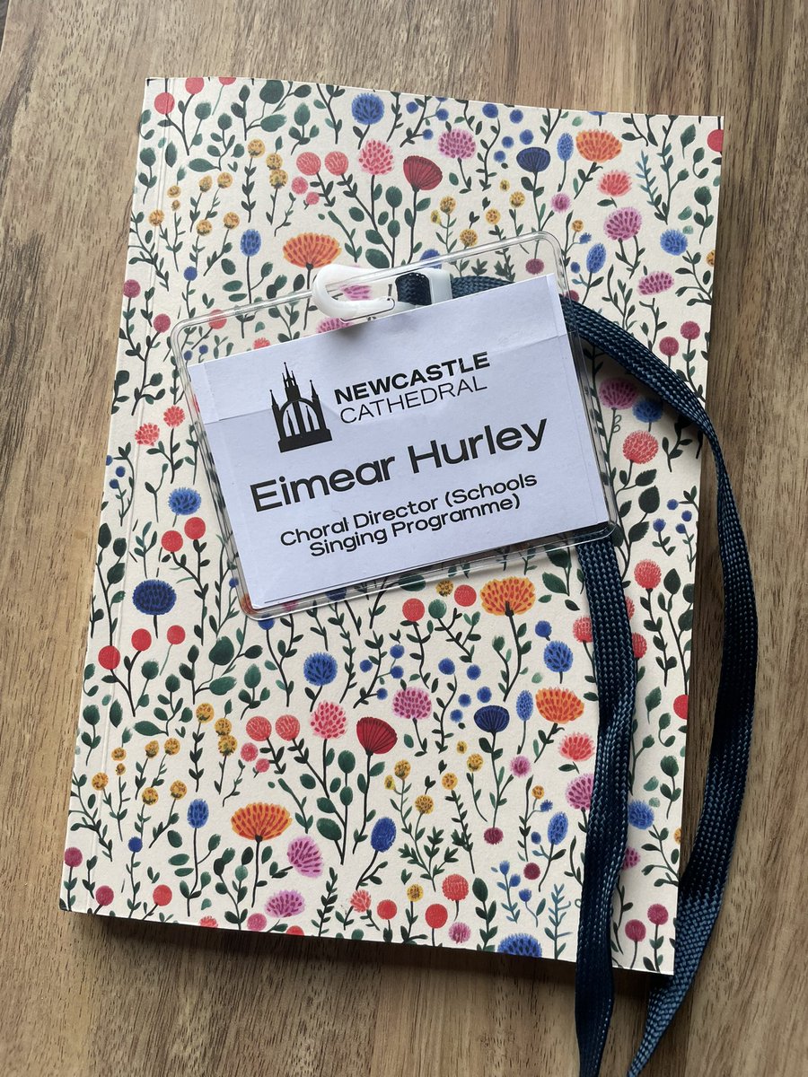 New job = new stationery! Very excited to be starting my role as a Choral Director with Newcastle Cathedral’s Schools Singing Programme today 🎶