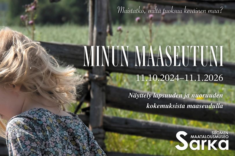 Kuukauden kuluttua avautuu Minun maaseutuni -näyttely Suomen maatalousmuseo Sarassa! 🥳🥳🥳
<a href="/KoneenSaatio/">Koneen Säätiö</a> #maaseutututkimus