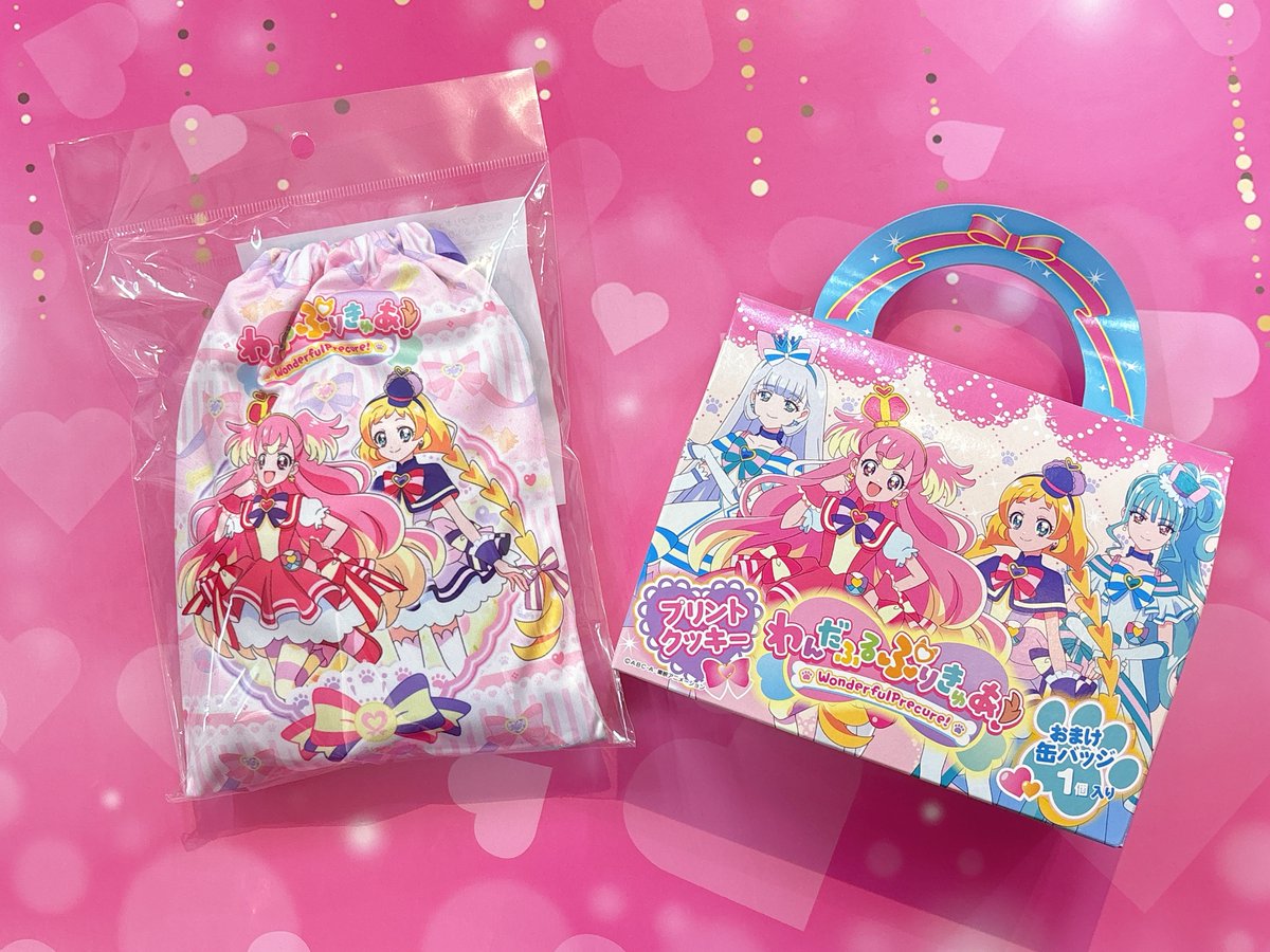東映アニメーション プリティストア限定 プリントクッキー 缶バッジ