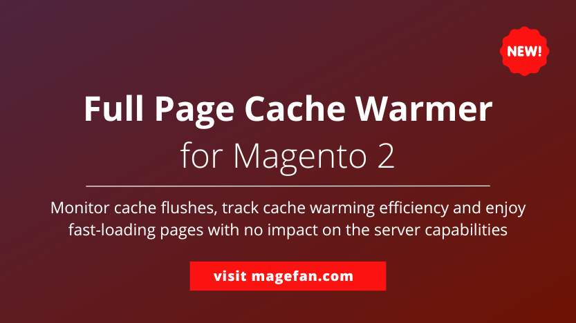 magento2fan's tweet image. We're happy to announce our NEW Full Page Cache Warmer Extension for Magento 2:
magefan.com/magento-2-full…
Improve your website loading speed through fully automated cache updates.
#Adobecommerce #Magento2Extension #magento2cache