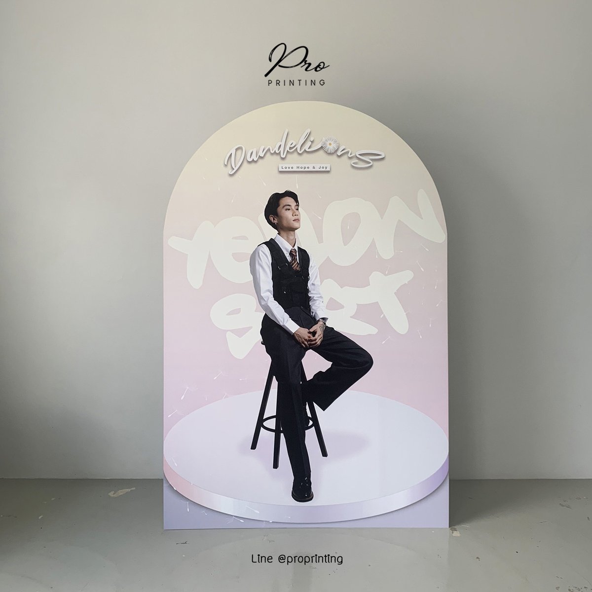 Pro printing กรอบแคนวาส สแตนดี้ ป้ายฟิวเจอร์บอร์ด tweet media