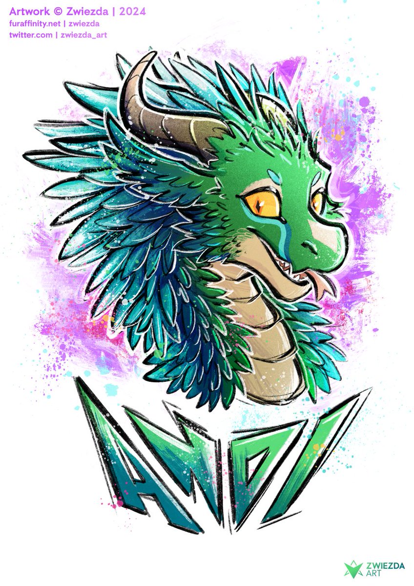 💚💚💚 GREEN FEATHERS 🪶🪶🪶
Sketch Portrait commission for <a href="/wind_wyrmz/">Wind-Wyrm</a>