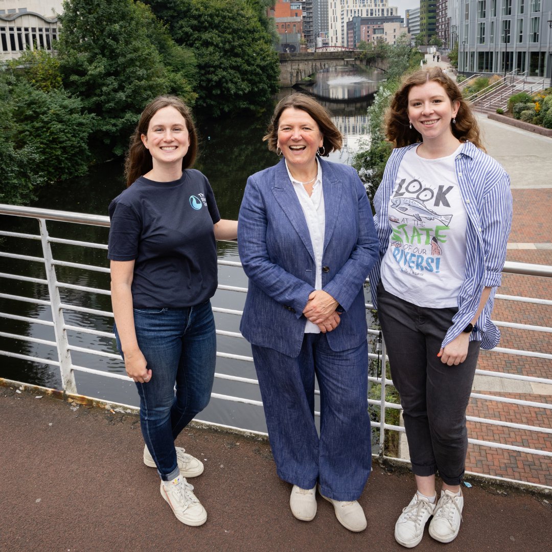 The Rivers Trust (@theriverstrust) on Twitter photo Over the weekend, we joined Green MP <a href="/EllieChowns/">Ellie Chowns</a> in Manchester to explore the beautiful River Irwell and participate in the #BigRiverWatch survey.
We'd love to see more MPs from every party connecting with their local rivers by getting involved in #BigRiverWatch & tagging us. Over the weekend, we joined Green MP <a href="/EllieChowns/">Ellie Chowns</a> in Manchester to explore the beautiful River Irwell and participate in the #BigRiverWatch survey.
We'd love to see more MPs from every party connecting with their local rivers by getting involved in #BigRiverWatch & tagging us.