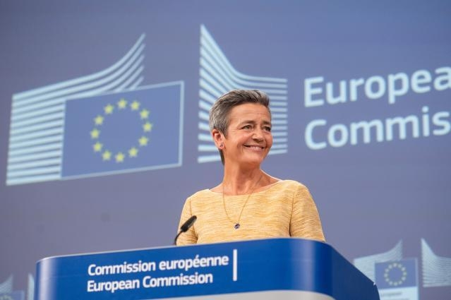 EU_Competition's tweet photo. Remarks by Executive Vice-President Vestager following the Court of Justice rulings ⚖️ on the Apple tax State aid and Google Shopping antitrust cases 👇
#EUStateAid #EUAntitrust
🔗➡️https://t.co/I1yuqVfie6 https://t.co/TGNmYNHiPc