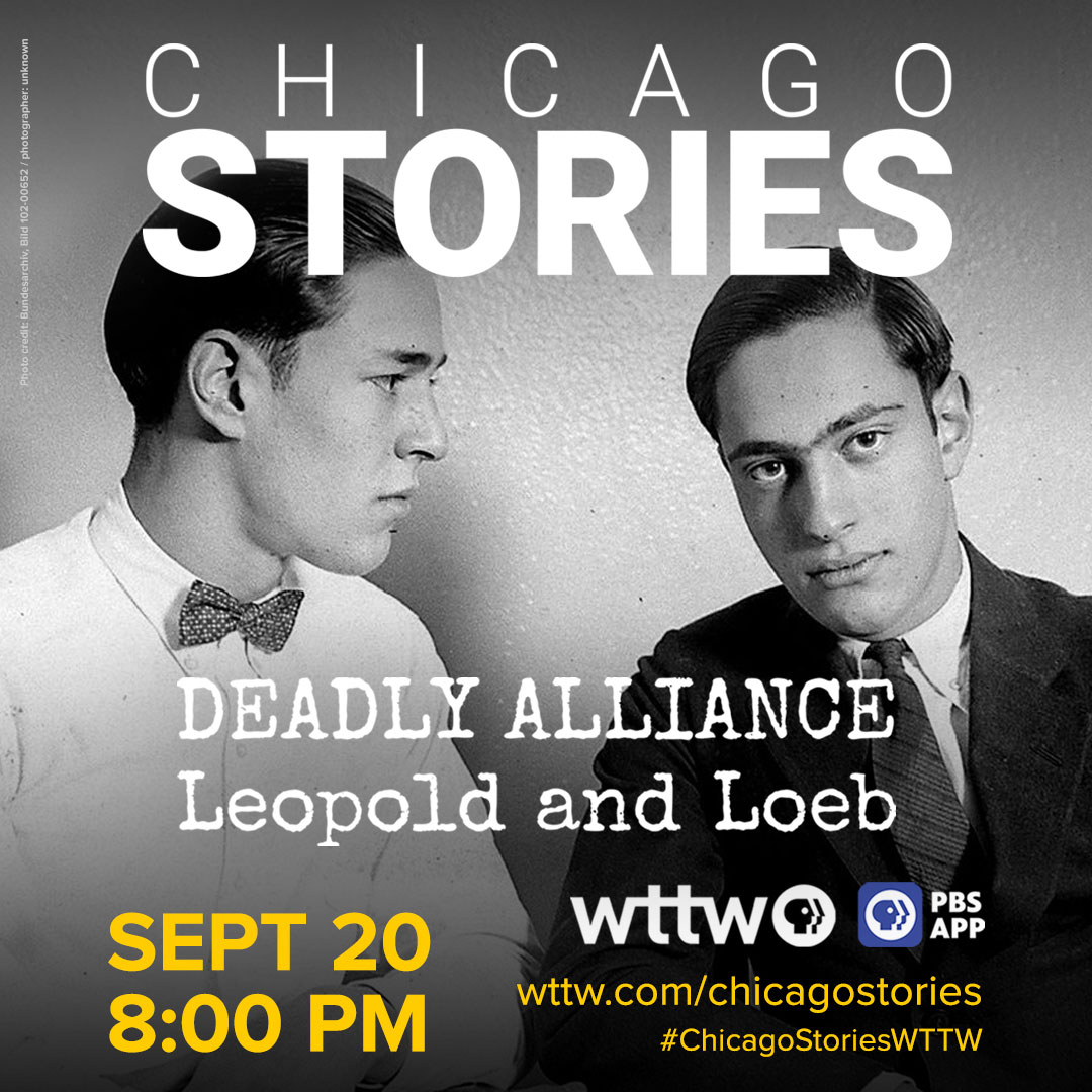 For those outside of Chicago, the new Leopold and Loeb documentary will be available to watch at WTTW.com/chicagostories and on the PBS app at 8pm Central Time on September 20th.