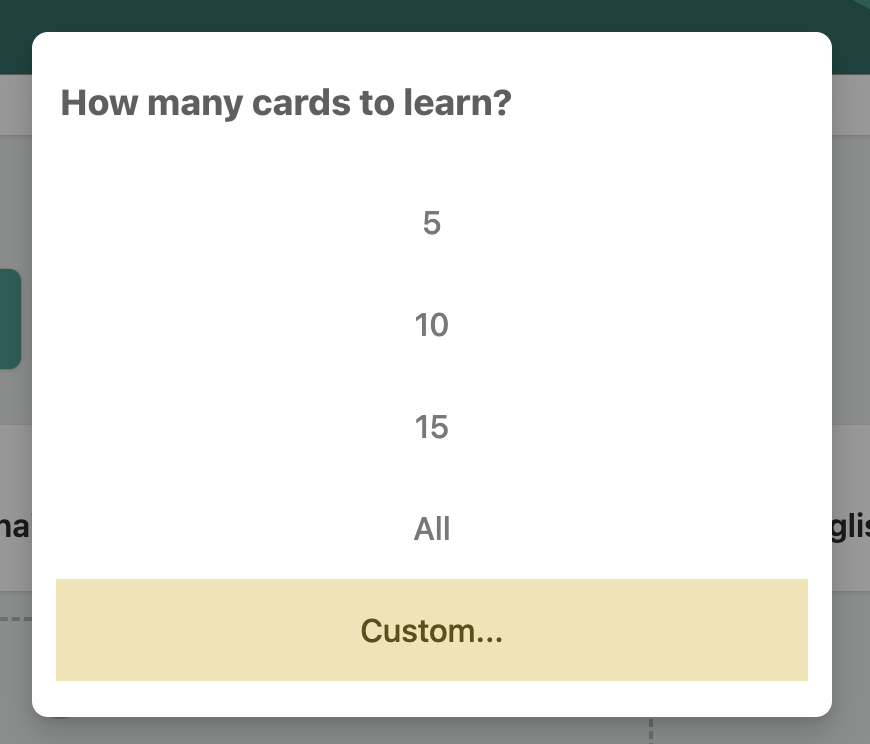 MemozoraApp's tweet photo. Added more options to the Custom Quiz. https://t.co/5yq3t8OO6n