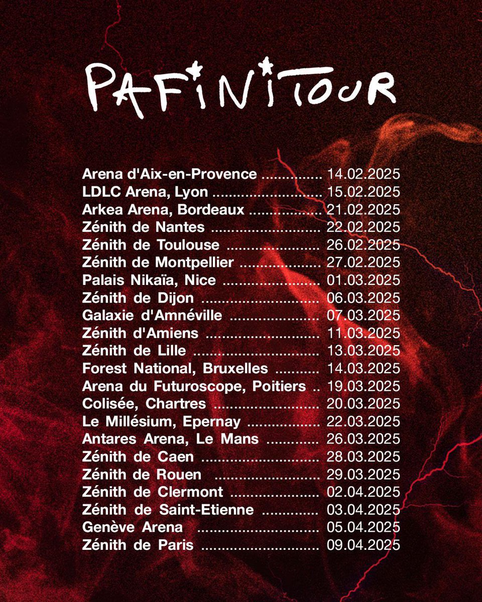Aubertofficiel's tweet photo. C’est parti ! 🌈  
Les billets de ma tournée PAFINI sont disponibles sur mon site https://t.co/X5KBZif6Fp ! 

Je vous vois où ? 😎 https://t.co/BnC1cEeKZJ
