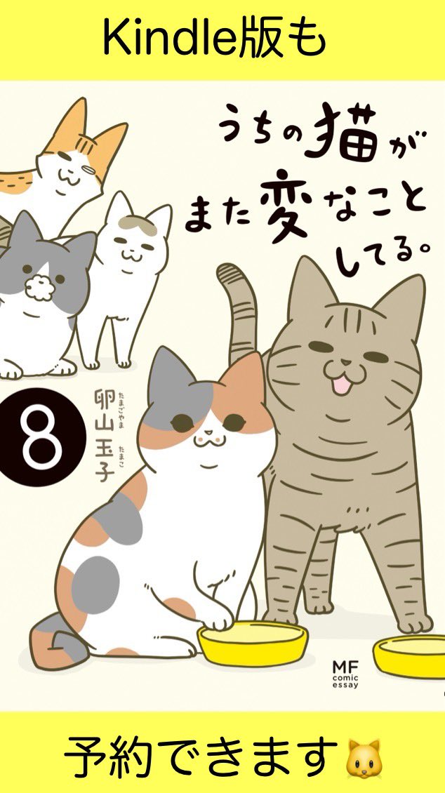 お知らせ遅くなってしまいましたが、
新刊のKindle版も予約できるようになってました!
ぜひ予約してやってくださーい🦑✨

https://t.co/LW3eDmV7uu 
