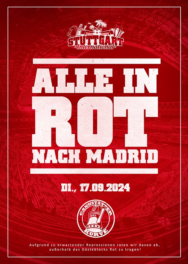 Alle in Rot nach Madrid! ➡️ cc97.de/alle-in-rot-na…

#RMAVfB #VfB #Stuttgart <a href="/VfB/">VfB Stuttgart 1893</a>