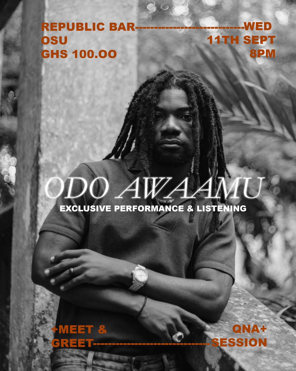PureAkan's tweet photo. Odo Awaamu 💿💨🔥
Exclusive Performance &amp; Listening
Come hear it first 

RSVP: https://t.co/IYX8TKrcHF https://t.co/ekhQULWdjx