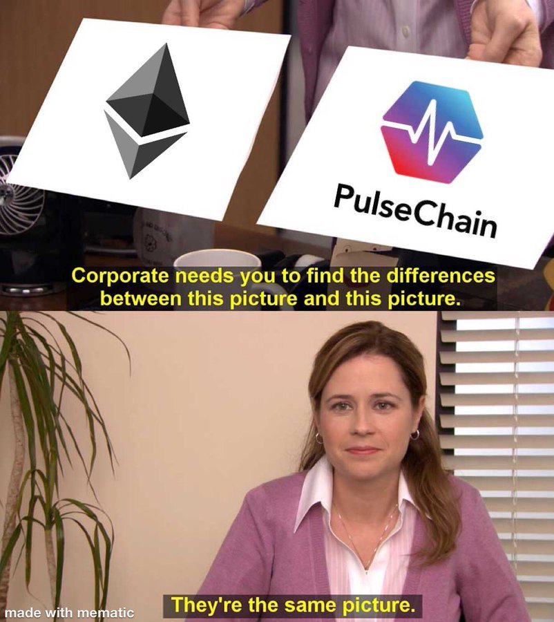 pulsenet369's tweet photo. Spot the difference 👀👀
#pulsechain https://t.co/pkAb4L9Z9g