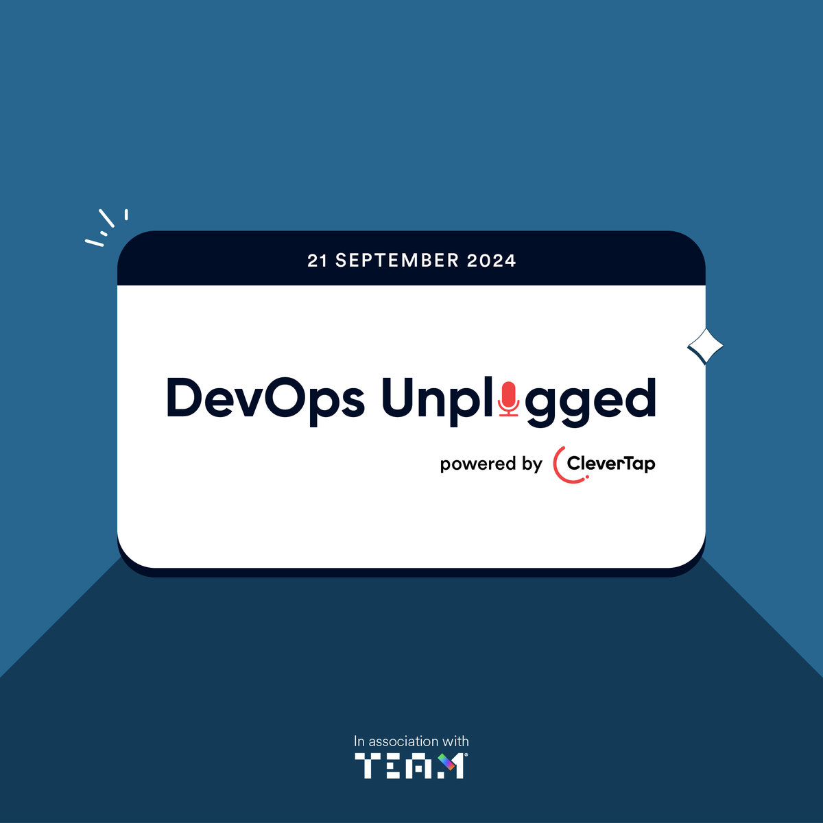 CleverTap's tweet photo. Get ready for #DevOpsUnplugged, in association with @mumbai_tech_! Dive into #DevOps & discover how tools like Helm, AWS Step Functions, & Terraform can simplify complex tasks & streamline workflows. ๐
๐๏ธ 11am, 21st September
๐ CleverTap Office: 19th Floor, DLH Park, Mumbai https://t.co/RhexwDzi0g