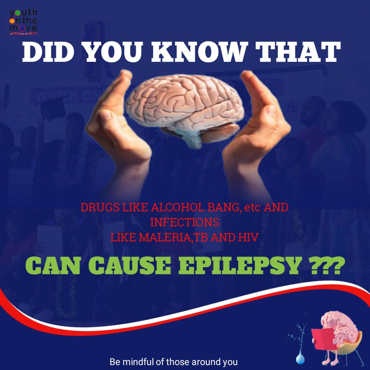 YotM1_Ke's tweet image. Their are many causes of #Epilepsy like Drugs, Infections brain damage and etc let's be mindful and stop #Stigmatization
#EpilespyAwareness
#HakunaTofautiTukoSawa