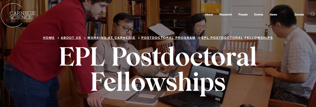 IAGA__AIGA's tweet photo. 2025 Postdoctoral Fellowship opportunity at @CarnegiePlanets. Multiple independent research fellowships are available in our interdisciplinary basic research laboratory covering a wide range of fields. Full details: https://t.co/K0GuqNjsOB https://t.co/GmHMRrCR6k