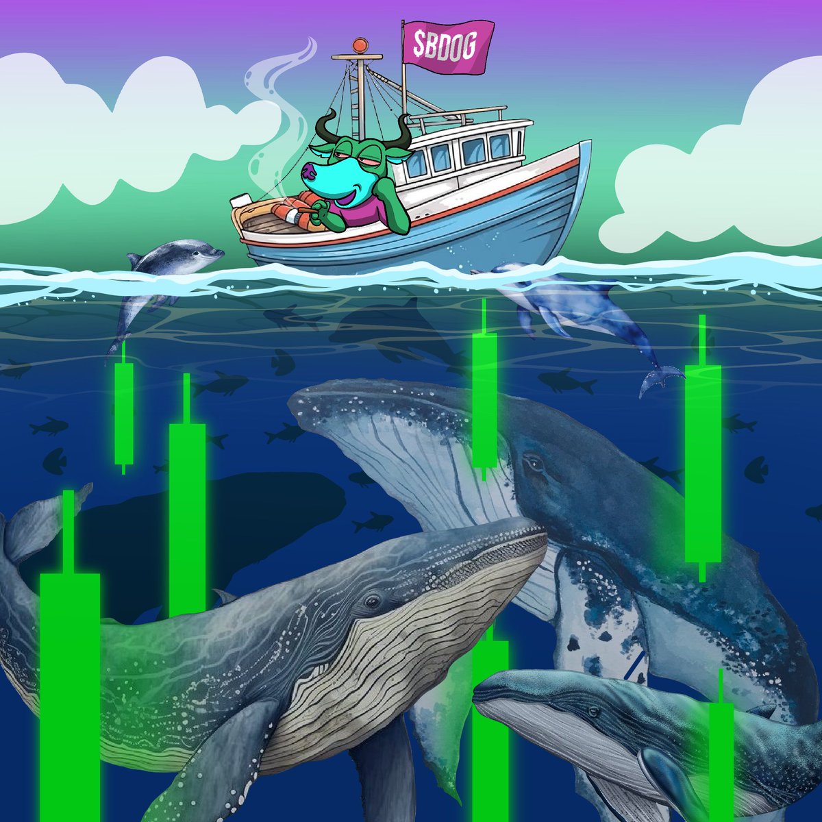 Bulldogsolana_'s tweet image. In the deep blue, $BDOG connects with every sea life—from plankton to whales. Together, we protect the green candle and make waves in the crypto ocean! 🐶🌊💥 #BDOG #KeepItGreen