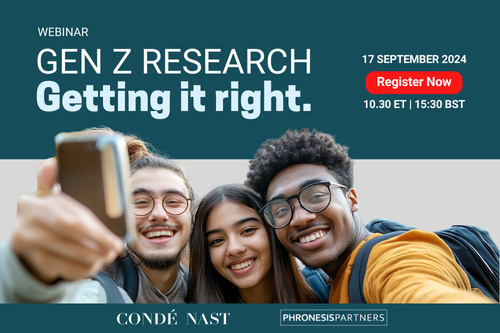 Phronesis_inc's tweet photo. As Gen Z rapidly becomes a key demographic of consumers &amp; corporate decision-makers, researchers must understand their behaviors and buying preferences.
Join our webinar, Gen Z Research: Are we getting it right? to learn what makes them tick. Register now. https://t.co/ouehzxVd64 https://t.co/RjALdnDSKx
