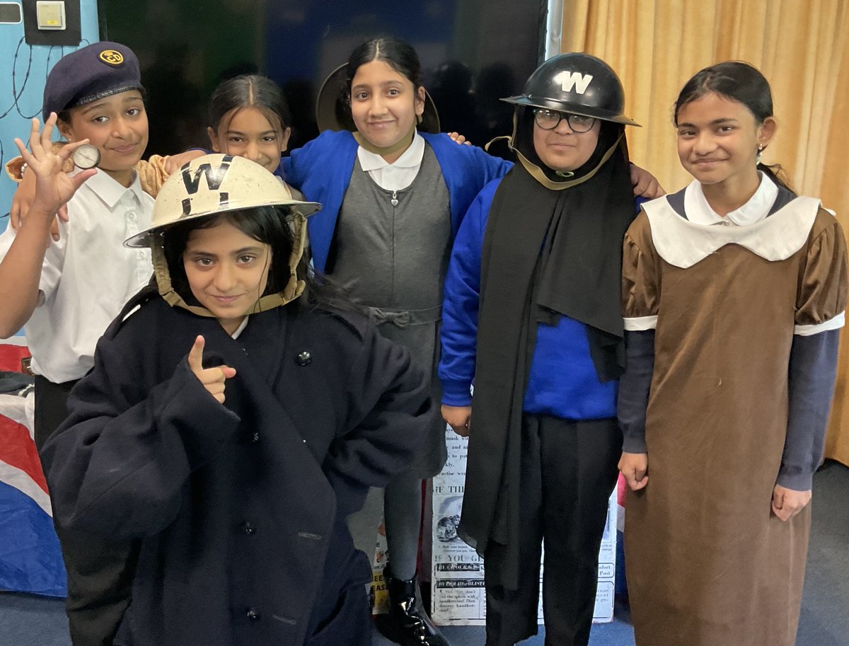 Greenhill_HT's tweet photo. Yesterday, Mr B came to visit year 6 for the World War 2 Wow Starter day.
The children investigated a wide range of genuine WW2 artefacts for themselves, dressed up and experienced life as an evacuee and much, much more. #beanexpertlearner https://t.co/FY4A3pCq5N