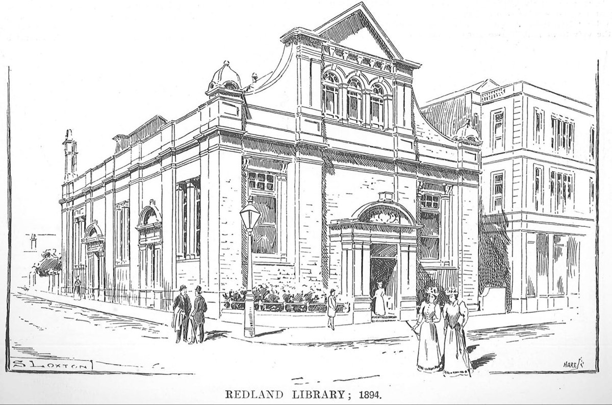 SaveRedlandLibr's tweet image. Redland Branch Library, 1894

Drawing by Samuel Loxton published in ‘Bristol as it was and as it is’ 1909

Sourced from Know Your Place Bristol 👉 maps.bristol.gov.uk/kyp/?edition=

#RedlandLibrary #Bristol