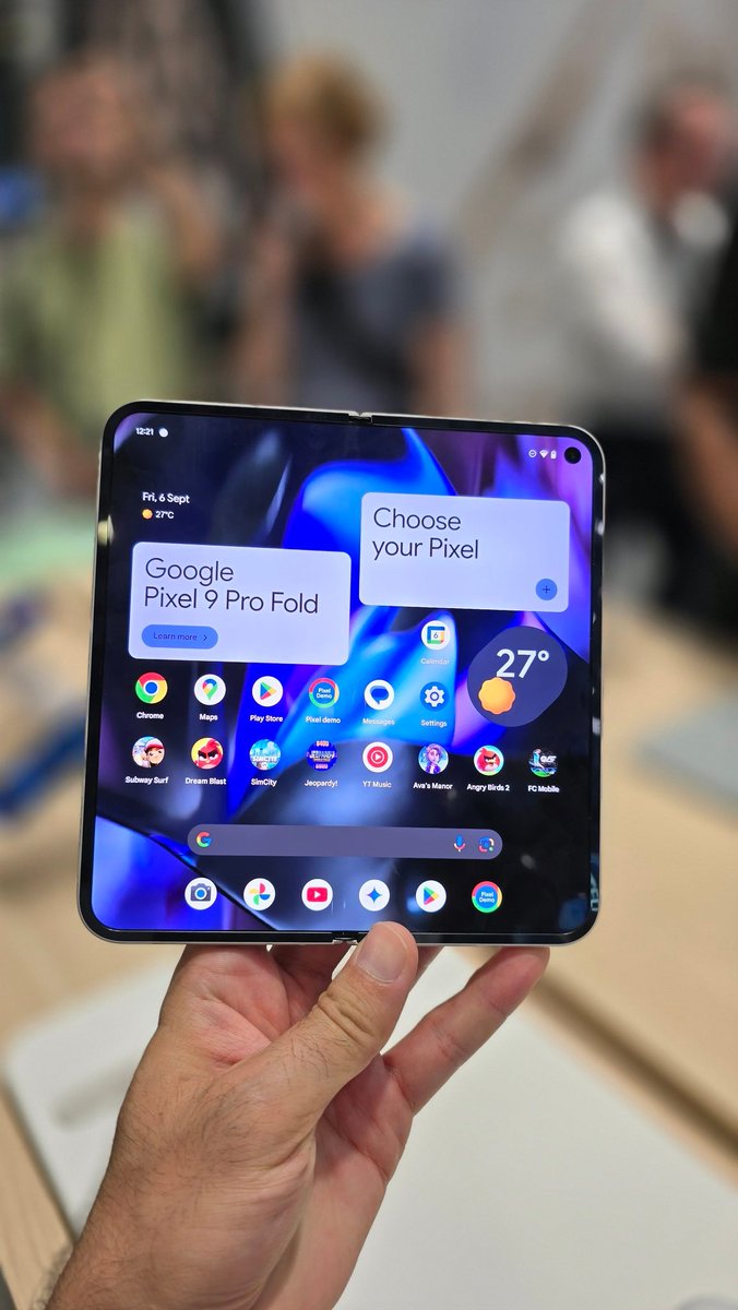YAASSEEER's tweet image. ليته عندنا !

#GooglePixel9ProFold
#IFA2024