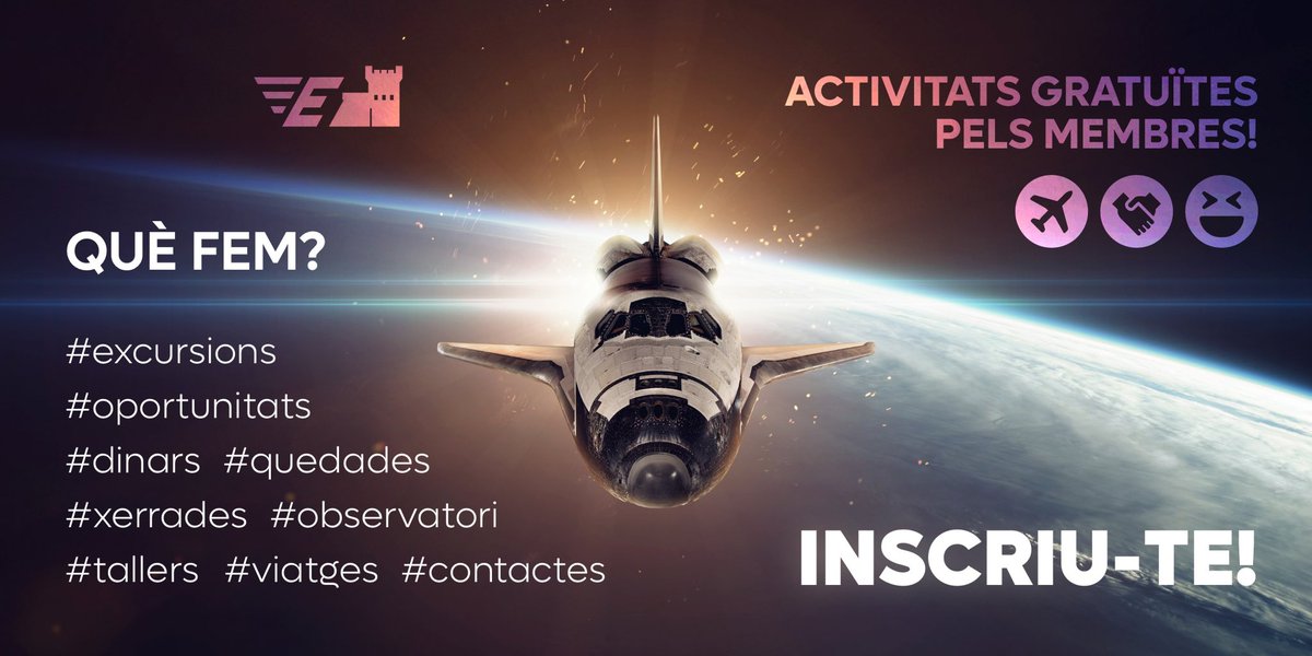 EuroaviaCDF's tweet photo. 🗓️ Dimecres 18 de setembre
🕚 11:00
📍 Sala d’Actes EETAC https://t.co/p3rOfzcVR6