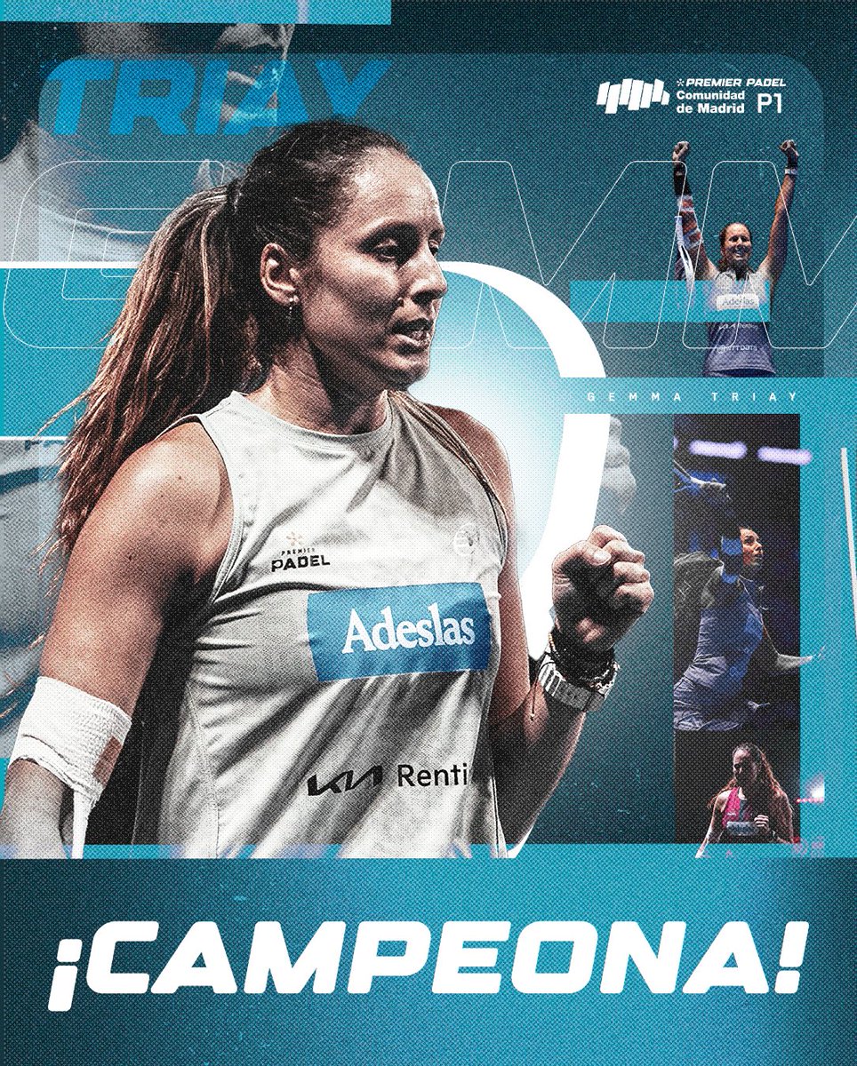 ORGULLO INFINITO 💙

¡Enhorabuena, <a href="/Gemmatriay/">Gemma Triay</a>! 👑

#AdeslasPadelTeam