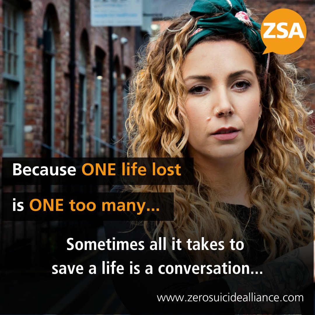 ** NEW TRAINING**

Updated ZSA #SuicideAwareness Training now available!

The training aims to support suicide awareness and shares how you can approach a potentially life-saving conversation 💛

Take the training 👇

zerosuicidealliance.com/suicide-awaren…

#StartAConversation #WSPD2024