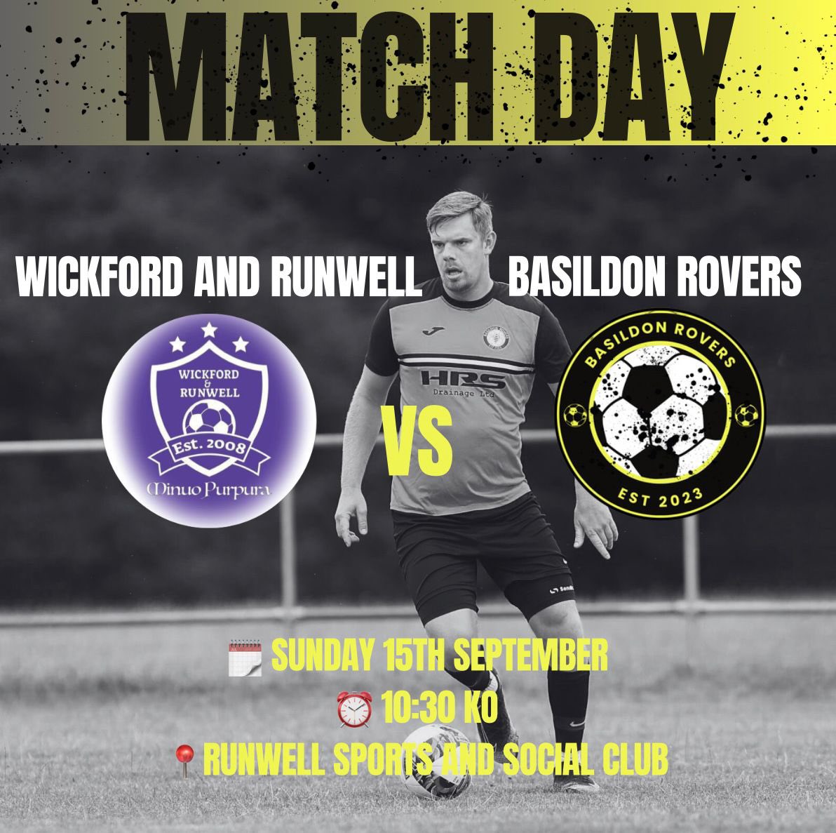 Sunday we make a short travel to <a href="/Wickfordutd/">Wickford & Runwell United</a> for our 2nd league game! UTF 💛🖤