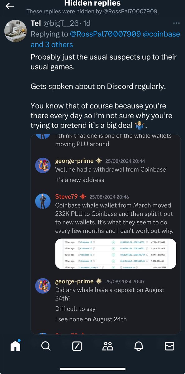 bigT__26's tweet photo. @RossPal70007909 @coinbase @plutus @Jasperctay @DDhopn For anyone interested, here’s the truth he’s trying to hide. 

Begs the obvious question….

Why? https://t.co/sgGXzxBCMx