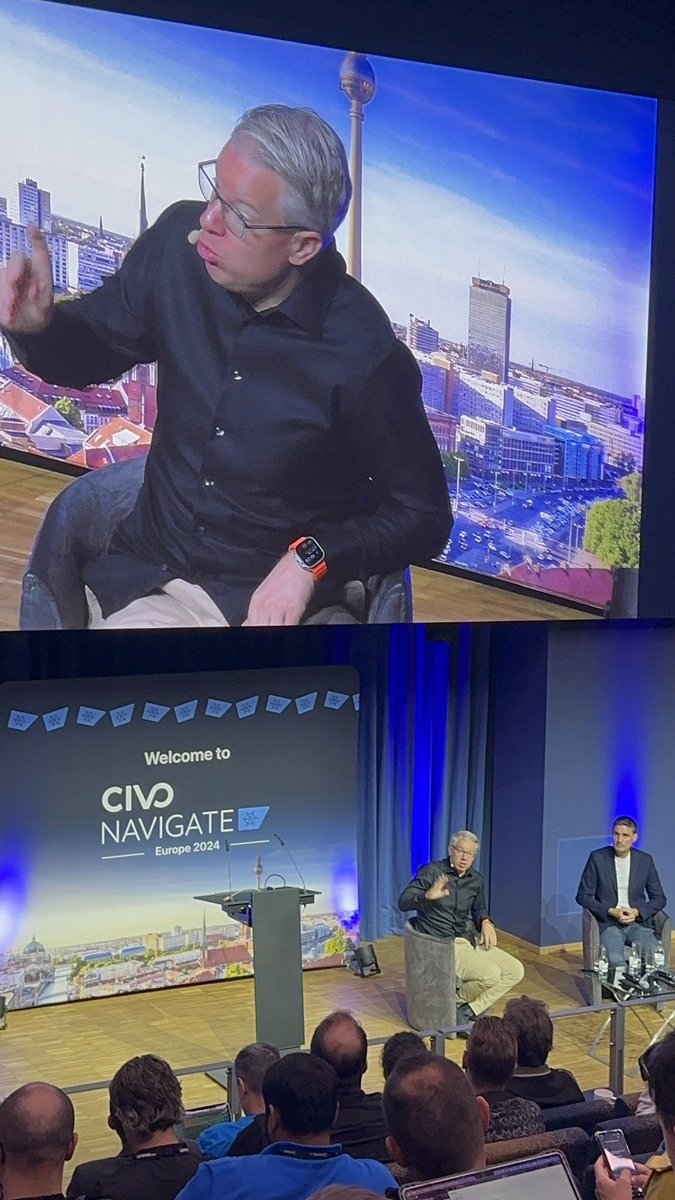 JazibHumayun's tweet photo. An insightful keynote session at
 #CivoNavigate Europe https://t.co/h3LQ5YlbLQ