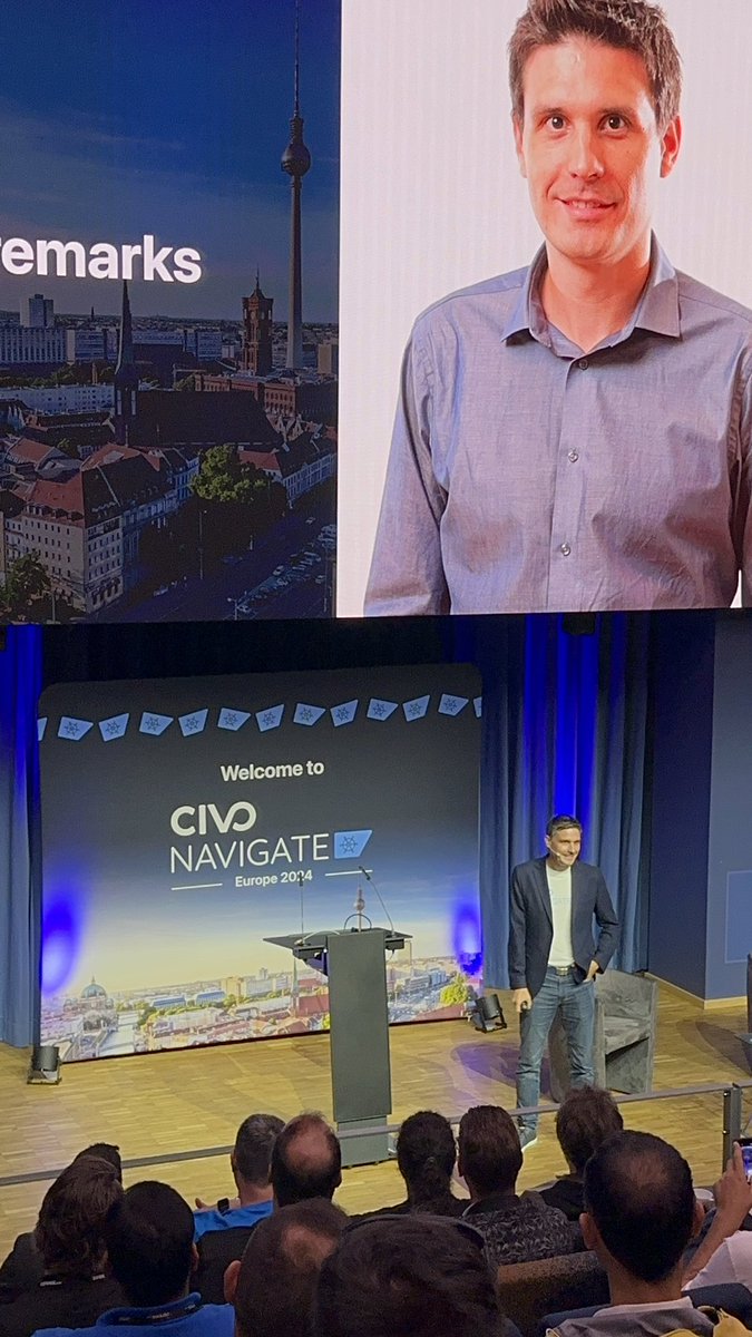 JazibHumayun's tweet photo. An insightful keynote session at
 #CivoNavigate Europe https://t.co/h3LQ5YlbLQ