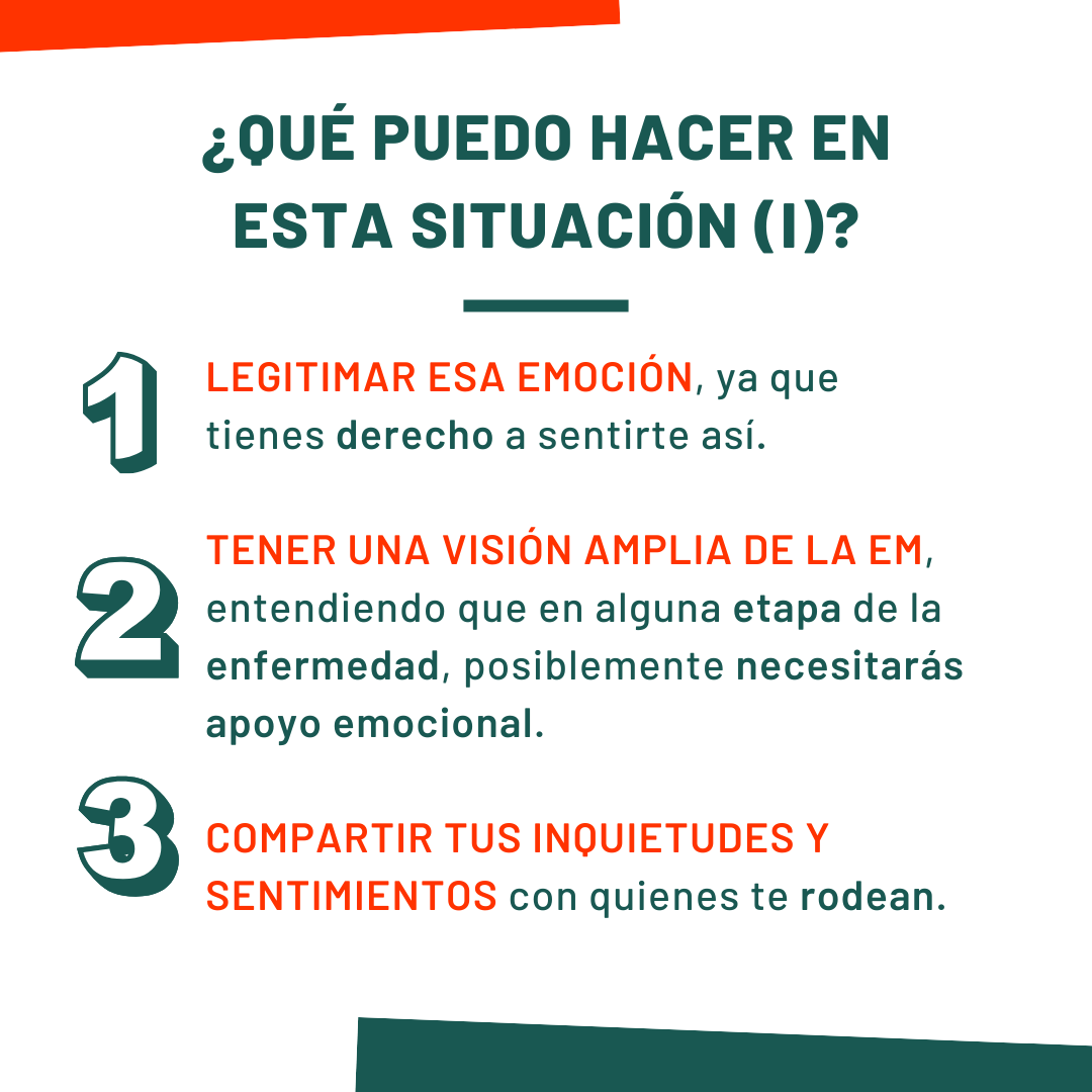 esclerosiseme's tweet photo. ¿Alguna vez has sentido que no puedes hacer nada respecto a tu #EsclerosisMúltiple?  

Recuerda que siempre hay algo que puedes hacer para mejorar la situación 💡.  

👉 Consejos en https://t.co/pX1reAQWMS

#EMFORMA #DiaMundialPrevenciónSuicidio #SaludMental https://t.co/PuQbcQtVOB