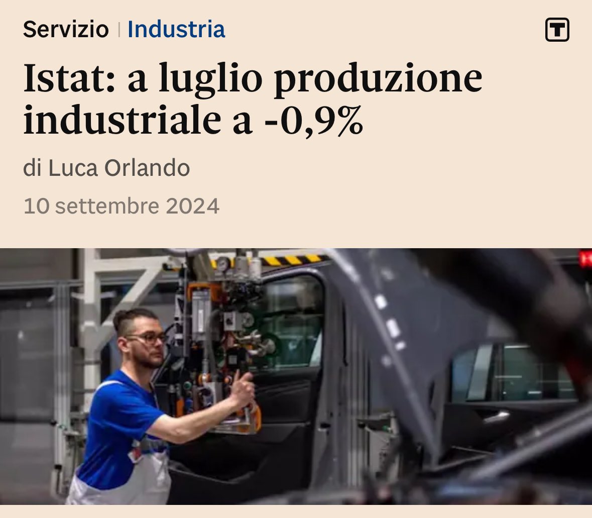 FurlanAnnamaria's tweet photo. Preoccupano i dati sulla crescita industriale resi noti oggi dall'Istat, il trend negativo non si arresta. Servono interventi urgenti per invertire la rotta e rilanciare l'economia e la produzione industriale. Senza crescita avremo un Paese senza futuro. https://t.co/SG01XLqoaE