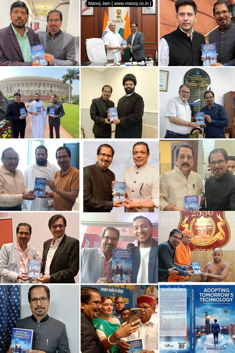 jainmanoj's tweet image. My book &quot;Adopting Tomorrow&apos;s Technology&apos;&apos; 

Amazon link :  amazon.in/Adopting-Tomor…

Website link :  manoj.co.in/adopting-tomor…

#technology #TechInnovation #techbook #EmergingTechnologies #futuretech #FutureTechnology #AI #artificialintelligence #TechNews