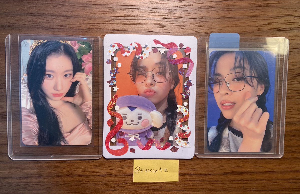 tzkartz's tweet photo. wts lfb checkmate pob 
— ryujin : ₱400 ea 
— chaeryoung : ₱200 

wts lfb itzy lia ryujin yeji yuna chaeryoung pob https://t.co/O3gMMNuBSa