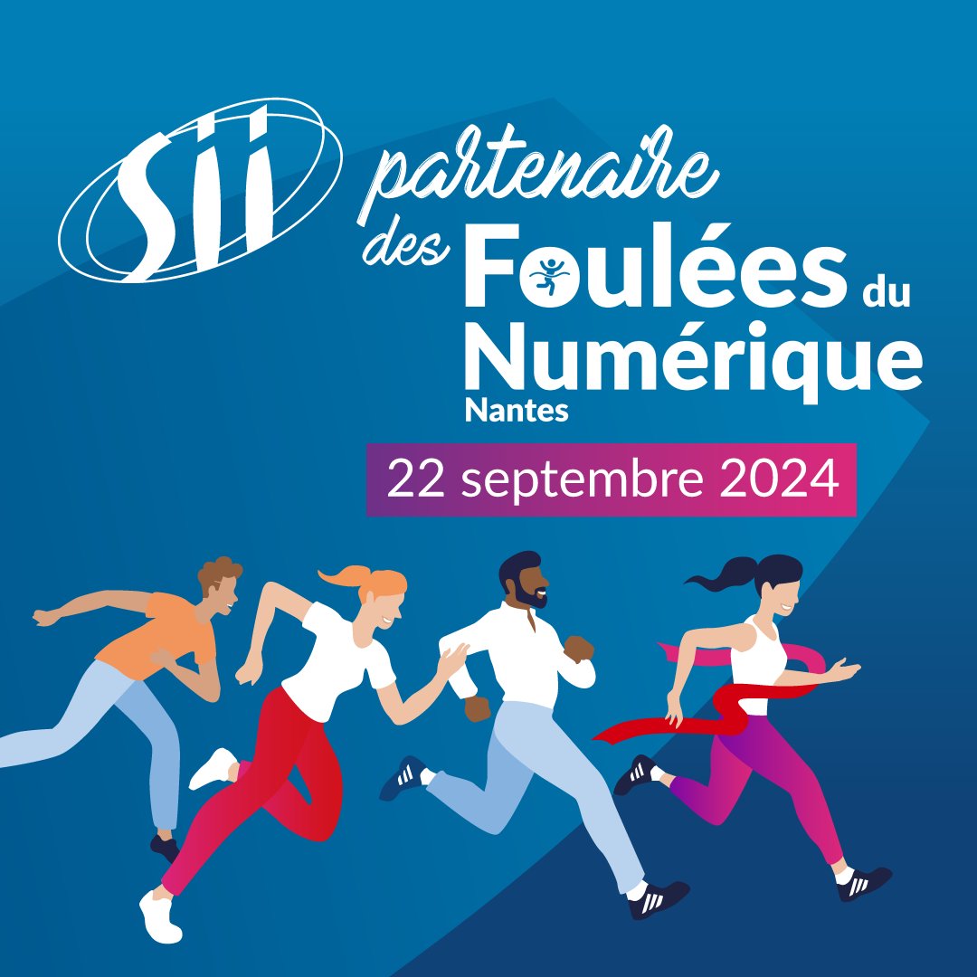 🏃‍♂️ Le groupe SII est partenaire des #FouléesDuNumérique. Une course solidaire qui réunit les acteurs tech de Nantes.

Chaque foulée compte, car 100% des bénéfices seront reversés aux associations "Madame S" et "Dessine-moi la High Tech", engagées contre le cancer. 🎗