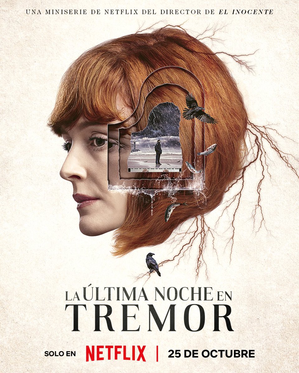 NetflixES's tweet photo. Las peores tormentas son las que empiezan dentro de uno mismo. #LaÚltimaNocheEnTremor, el nuevo thriller de Oriol Paulo con Javier Rey y Ana Polvorosa, llega el 25 de octubre. https://t.co/vUjQB99Fhx