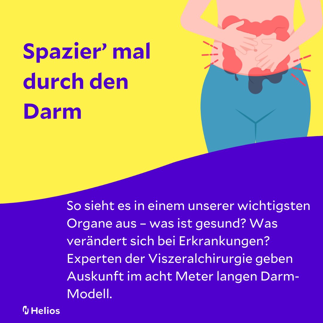 ✨ Noch 4 Tage! ✨Am 14. September 2024 ist es soweit: Unser Tag der offenen Tür startet 🚪. Von 10 bis 15 Uhr kannst Du spannende Einblicke gewinnen – und ein Highlight:🎯 Spazier' mal durch den Darm! helios-gesundheit.de/standorte-ange…
