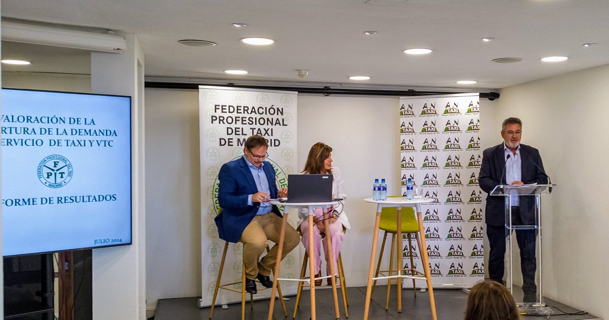 sigmados's tweet photo. La @FPtaxiMadrid presenta el informe ‘Valoración de la cobertura de la demanda de servicio de taxi y VTC’, elaborado por #SIGMADOS, en @cbamadrid. https://t.co/AkXTXFDyvz