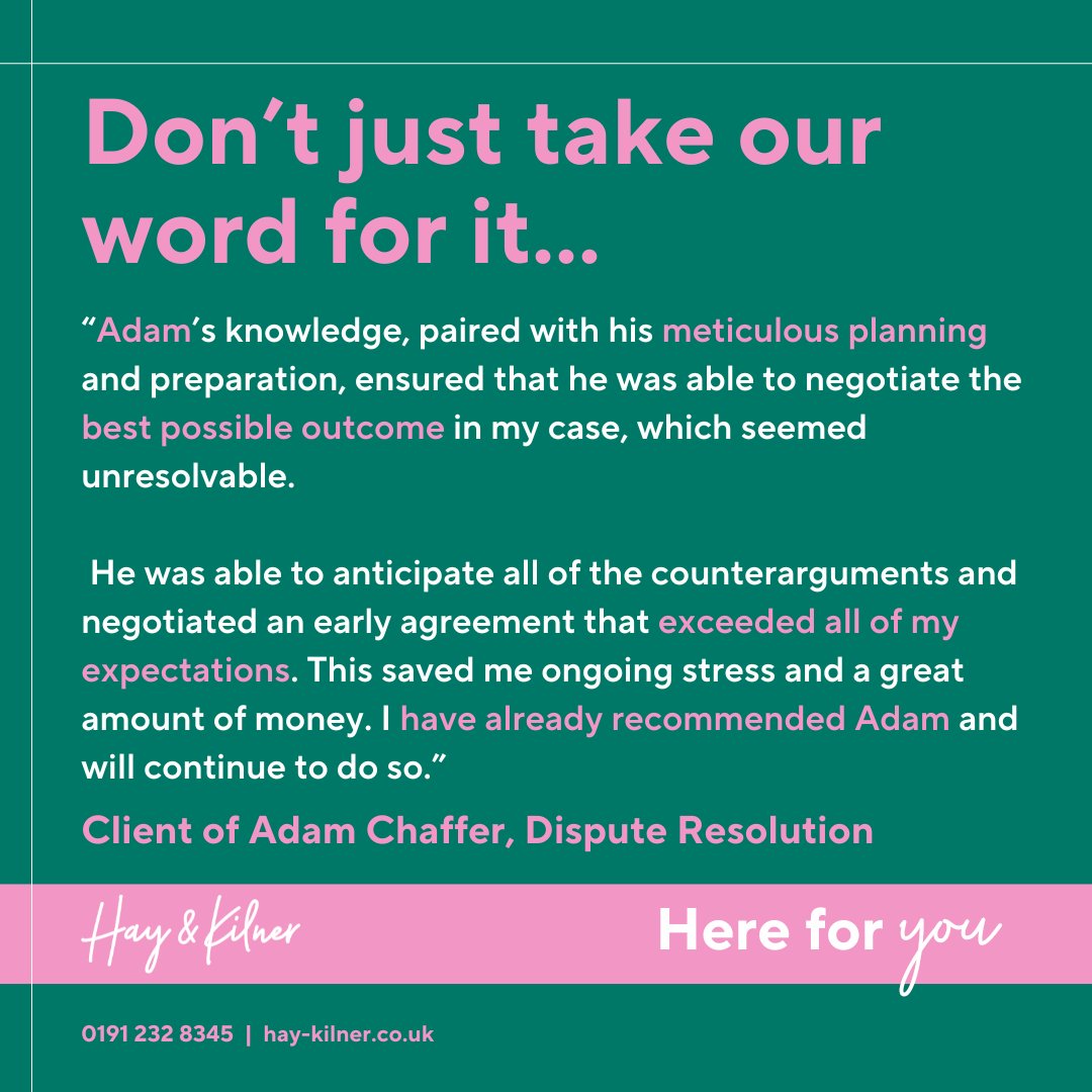 Testimonial Tuesday!📢
Check out the amazing feedback for Adam Chaffer below 👇

The last few spaces are left for Adam’s seminar on 19th September, Learn more &amp; secure your spot here 👉 rb.gy/e3va4s

#TestimonialTuesday #DisputeResolution #Mediation #FreeSeminars