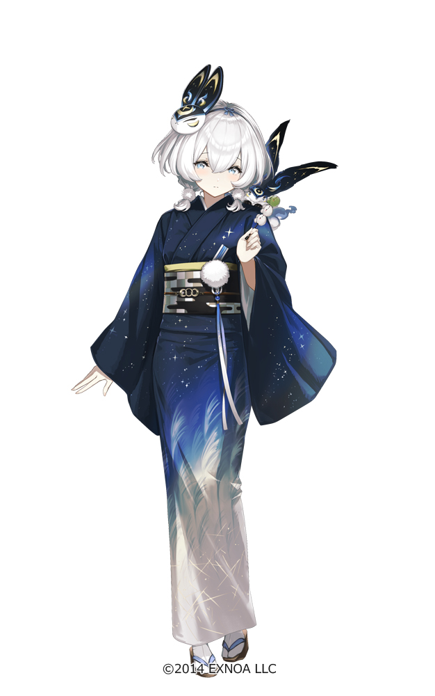 「御城プロジェクト:REにて、[お月見]鹿野城のイラストを担当させて頂きました。よ」|Garukuのイラスト