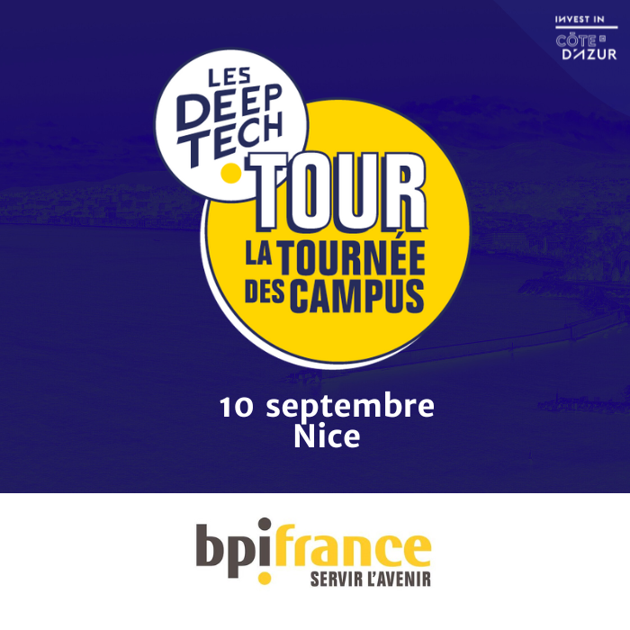 InvestCotedAzur's tweet photo. 🚀 #DeeptechTour 2024 à Nice le 10 septembre 2024. Cette tournée s’inscrit dans le cadre du plan deeptech de l’État, opéré par @Bpifrance
➕ https://t.co/SCX5rM65Y7
#investincotedazur #nice06 #nicecotedazur #deeptech https://t.co/ORsmXIVt66